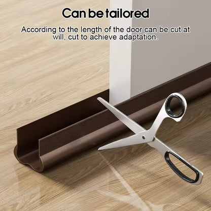 (2 Pcs) Under Door Draft Stopper, Under Door Blocker Size of Adjustable Size 93cm, Easy Install,Gap Filler, Reduces Air Draft, Noise & Sound, Door Seal for Improved Insulation