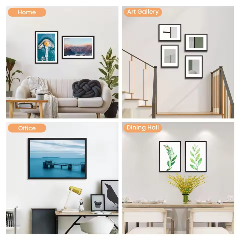 2Pcs photo frames Picture Frame Display Pictures 11x14 | 10x12 | 12x16 | A4 |  A5 picture frame